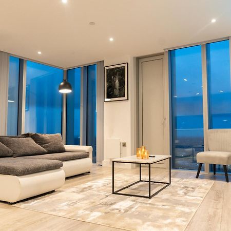 Luxury 2 Bed Penthouse With Stunning Views In Manchester City Centre Eksteriør billede