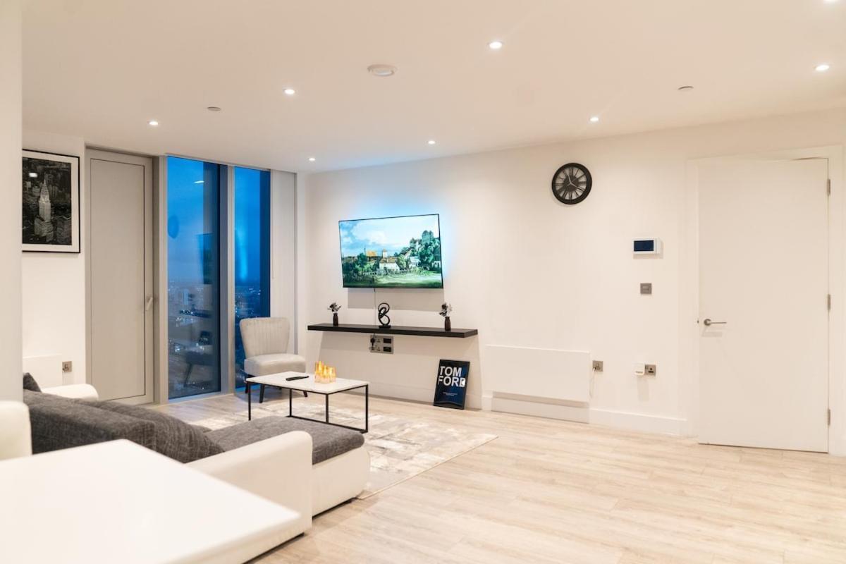 Luxury 2 Bed Penthouse With Stunning Views In Manchester City Centre Eksteriør billede