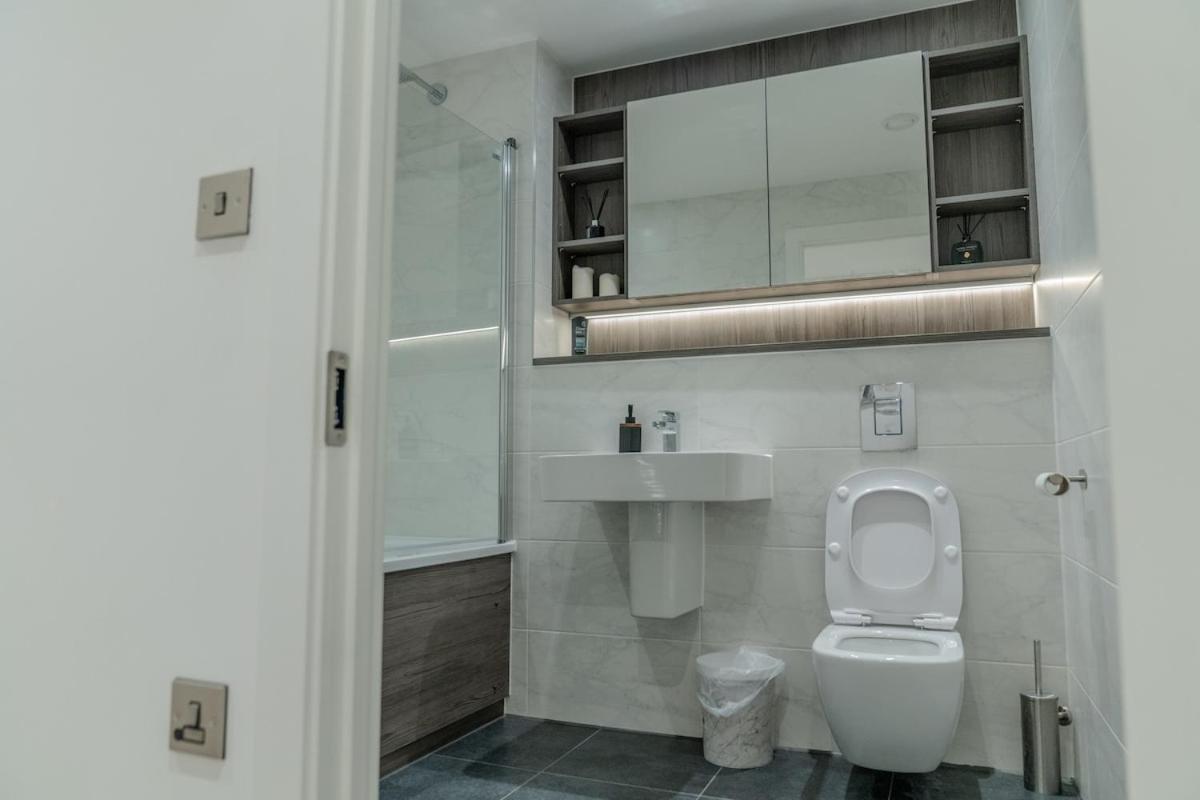Luxury 2 Bed Penthouse With Stunning Views In Manchester City Centre Eksteriør billede
