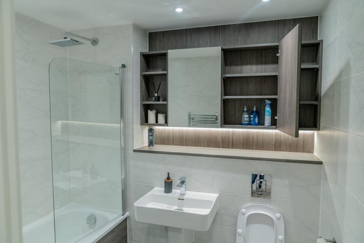 Luxury 2 Bed Penthouse With Stunning Views In Manchester City Centre Eksteriør billede